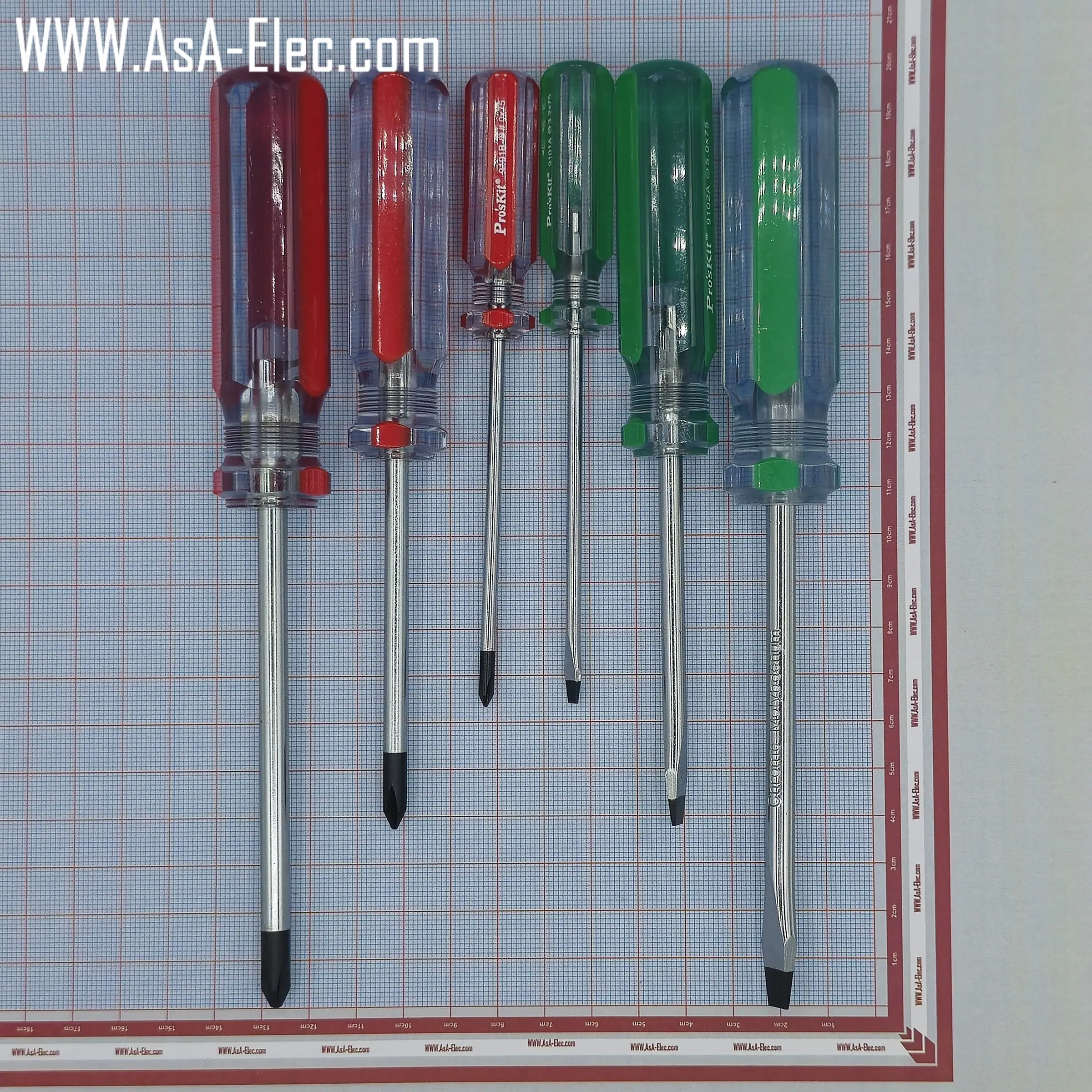 پیچ گوشتی 6 عددی پروسکیت (TAIWAN) 9106